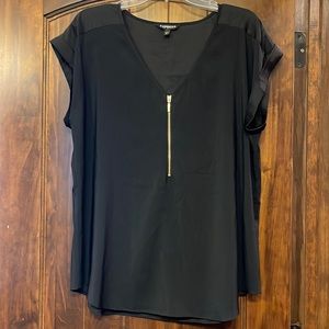 Express Women’s Size XL Black Blouse